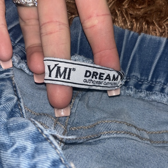 YMI Jean Shorts - Light Wash - Picture 3 of 4